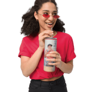 Personalized 20oz Sublimation Skinny Tumbler – Custom Photo Gift
