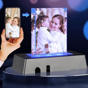 Personalized Crystal with Colorful LED Base Gifts – Custom Gift for Any Occasions.