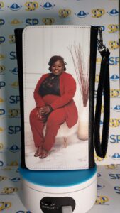 Custom Photo Women’s Wallet – Personalized Chain Purse, Makeup Bag